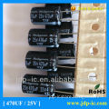 low price electrolytic capacitor 470uf 25v